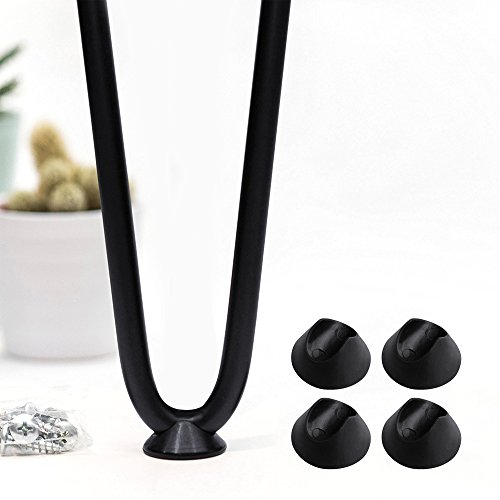 image for Boshen 3-Rod 2-Rod Table Desk Bar Hairpin Legs Metal Set of 4 6