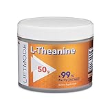 LiftMode L-Theanine 99+% Pure Bulk Powder - 50 Grams (250 Servings at 200 mg) | #Top Amino Acid Supplement | For Focus, Stress Relief, Weight Loss, Pre Workout |Vegetarian, Vegan, Non-GMO