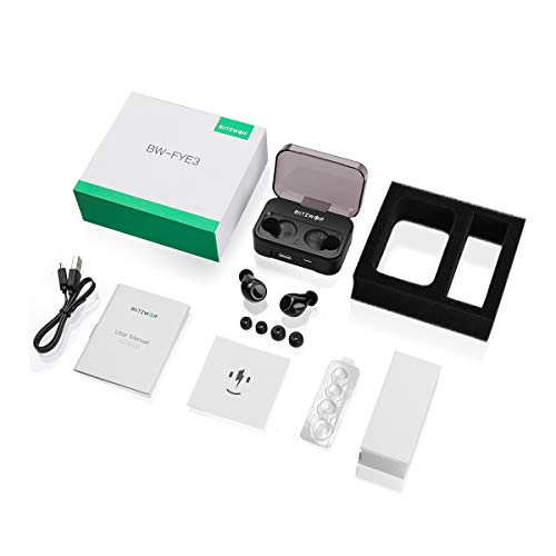 Wireless Earbuds Bluetooth Headphones, BlitzWolf TWS Bluetooth 5.0 Earbuds with 2600mAh Charging Cas - //coolthings.us