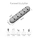 ORICO Cable Management Cord Organizer 5 Channel Desk Cable Clips Wire Cord Holder for Power Cords and Charging Accessory Cables, Mouse Cable, PC, Office and Home Cord Organizer Desk(Gray, 3 pcs)