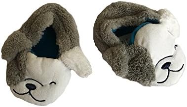 Child of Mine by Carters Newborn Baby Slip-On Infant Prewalker Crib Slippers with Soft Sole