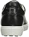 ECCO Women's Soft Fashion Sneaker, Black, 39 EU/8-8.5 M US