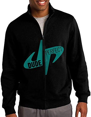DP Dude Perfect Youtube Symbol Stand-up Collar Zipper Jacket Sweatshirt