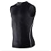 Diamond Candy Men's Tight Round Neck Training Vest Perspiration Wicking Vest Leotard