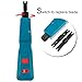 Vastar Network Cable Repair Kit - Network Wire Punch Down Impact Tool, Dual-Modular Crimping Toolz