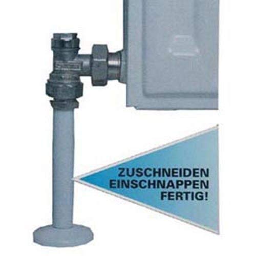 Schnapp-Fix Überschubhülse weiß aus Kunststoff für Rohre von 15-18 mm (VPE 8 Stück)