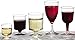 Party Essentials Hard Plastic Two Piece 5.5-Ounce Wine Glasses, Clear, Pack of 50