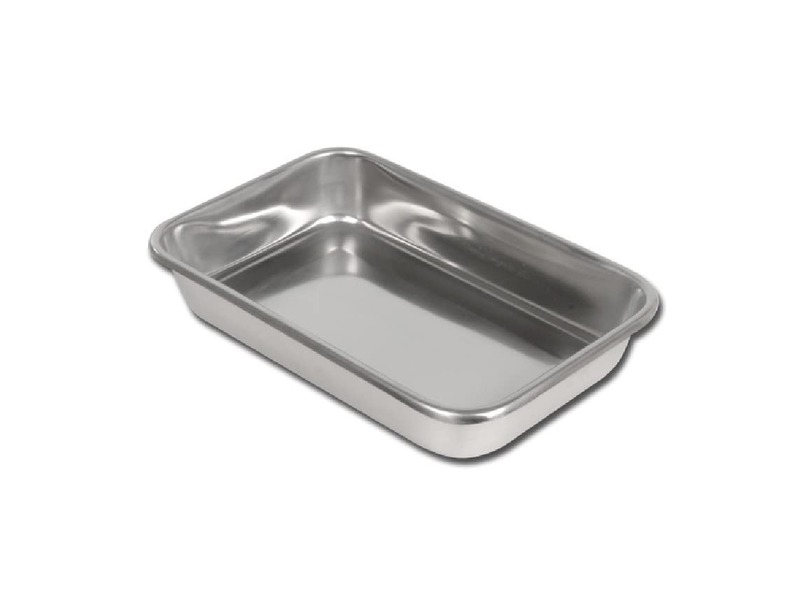 GIMA 26602 Stainless Steel Instrument Tray, 264 mm x 172 mm x 47 mm