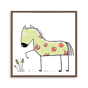 Framed Cartoon Pattern Home Artwork for Children