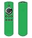 Koral Case for Alexa Voice Remote for Fire TV Stick, Fire TV Streaming Media Player, and Fire TV Cube (Glow Green)