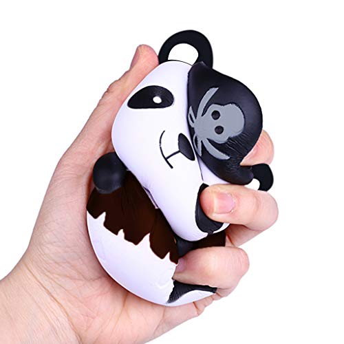 Mikilon Squishies Pirot Panda Slow Rising Kawaii Scented Soft Animal Squishies Kids Toys Decorative Props (White) - Thumbnail 2