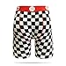 PSD Underwear Mens Red Rose Checkers Athletic Boxer Briefs, Red, x Large
