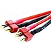 T Plug Parallel Battery Connector Cable Deans Style Parallel Y-Harness For RC LiPo Battery Male and Female Connectors