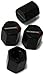 Dodge Stripes Wheel Air Tire Valve Stem Cap Black Tool ABS Plastic