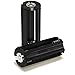 LandFox Battery Holder,Black Cylindrical 3 AAA Plastic Battery Holder Adapter Case Box Flashlight Lamp