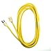 Viasonic Outdoor Extension Cord - 15FT - Heavy Duty & Durable, 14 Gauge, Safety Yellow Cord, Premium Lighted Plug, UL Listed, by Unity