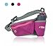 Fitters Niche Hydration Belt Water Botter Holder Carrier, Lightweight Hydration Waist Pack Size 25