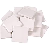 hand2mind White Streak Plates, Geology Tools, Streak Plates for Minerals, Mineral Test Kit for Geology, Lab Equipment, Scienc