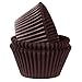 Global Sugar Art Products Baking Cups, Standard, 500 Count, Chocolate Brown