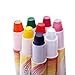 Hair Chalk Pens Set of 8 Colors -Safe for Hair & Skin, Comb, Beads, Hair Beading Tool for Braids - Add Flair of Colorful Streaks to Your Hair (Plain Colors) (Plain Colors)