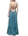CA Mode Womens Halter Bridesmaid Evening Formal Gown Prom Maxi Long Dress, Blue, Small Small Blue