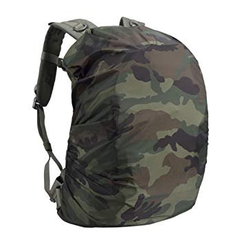 Aai Travel Hiking Camping Camo Rucksack Backpack Bag Dust Waterproof Rain Cover - Military Print Design