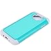 for Samsung Galaxy J7 (2015 Version) Case, LK [Shock Absorption] Drop Protection Hybrid Armor Defender Protective Case Cover (Teal)