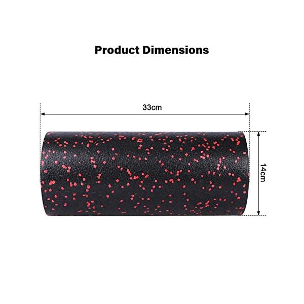 CSFLY-Foam-Roller-352-x-153-x-104-cm-for-Home-Workout-Massage-Roller-for-Stretching-Exercise-Back-Roller-Massager-Portable-Fitness-Equipment-Muscle-Roller-for-Pilates-Pain-Relief CSFLY Foam Roller 35.2 x 15.3 x 10.4 cm for Home Workout, Massage Roller for Stretching Exercise & Back Roller Massager…