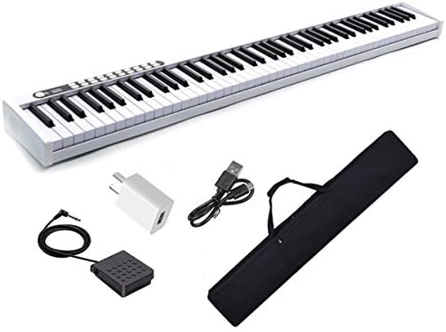 Longeye 電子ピアノ 鍵盤 最新 超小型 10 ストローク バッテリ内蔵 長時間