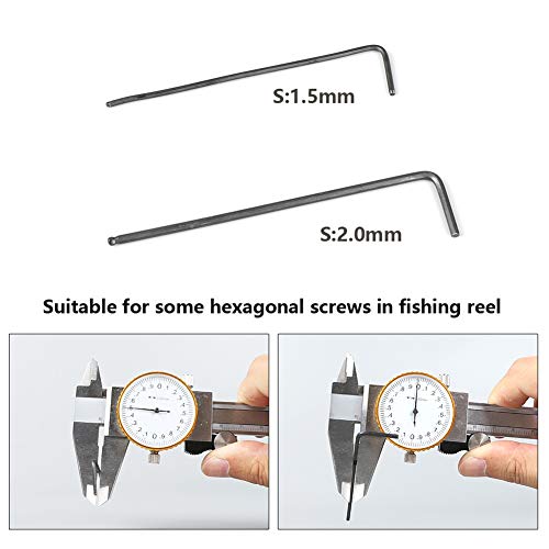 Tropfrad Wartungsset DIY Baitcast-Angelrolle Matertial-Reparatur-Kits Combo Wartungswerkzeuge Spule Demontage Gerät Pin… – Bild 5