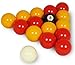 East Eagle Set of Quality Reds and Yellows 2.25 Inch Pool Table Balls, Reds & Yellows Pub Pool Table Balls