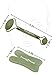 Jade Roller & Gua Sha Set by Trend On Hand | 100% Natural Jade Stone | Handmade | Anti Aging Skin Therapy Massager for Facial Slimming | Soft Silicone Scrub for Face and Neck Rejuvenation