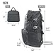AINZIN 35L Lightweight Packable Durable Water Resistant Travel Hiking Foldable Backpack - Daypack Handy Foldable Camping Outdoor Cycling Backpack Small Dark Gray
