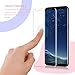 [3-Pack] TAURI for Samsung Galaxy S8 Screen Protector, Full Coverage Screen Protector Case-Friendly Anti-Bubble HD Clear Flexible Film