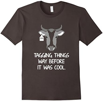 Men's Tagging Things Way Before It Was Farming Shirt Farmer Gift 2XL Asphalt