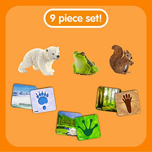 Schleich 42474 Wild Life Spielset - Schleich Lernkarten Wild Life, Spielzeug ab 3 Jahren – Bild 2