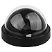 DEFEWAY Dummy Fake Security Surveillance Dome Camera with Flashing Red LED Light, Wireless Simulated Cameras for Home Security