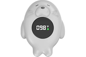 Baby Bath Thermometer Safety, Waterproof Bath Thermometer with Temperature Warning and Auto ON/Off