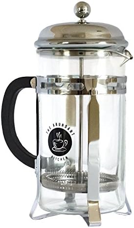 The Abundant Kitchen Professional French Press and Tea Infuser (1 Liter, 34 Oz)