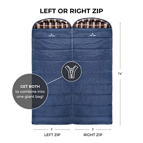 TETON Sports Celsius XL 32C/25F Sleeping Bag; Cold Weather Sleeping