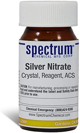 Spectrum Chemical Silver Nitrate, Crystal, Reagent, ACS