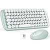 Jelly-Comb-Wireless-Keyboard-and-Mouse-Set-24Ghz-Wireless-Cute-Retro-Round-Key-Caps-and-Ergonomic-Mouse-Combo-for-Windows-PC-Notebook-Laptop-UK-Layout-Green Jelly Comb Wireless Keyboard and Mouse Set, 2.4Ghz Wireless Cute Retro Round Key Caps and Ergonomic Mouse Combo for…