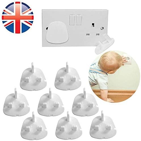 12 x Electrical Home Plug Mains Protector Socket Covers Child Baby Safety Guard New, White - Image 3