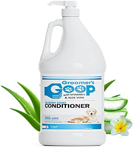Groomer's GOOP Glossy Coat Conditioner with Vitamin E and Aloe Vera ...