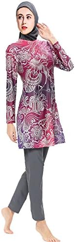 Mr Lin123 Young Women Muslim Swimwear Beach Bathing Suit Muslimah Islamic Swimsuit Swim Surf Wear Burkini