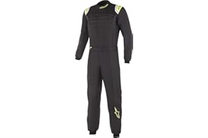 Alpinestars KMX-9 V2 SUIT BLACK YELLOW FLUO 54