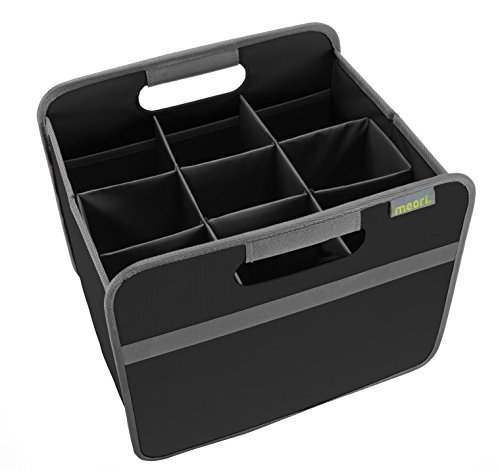Photo 1 of meori Foldable 9 Bottle Wine Carrier Lava Black Collapsible Storage Tastings Grocery Shopping Car Bottles Soda Beer