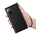 FLYEE Case Compatible with iPhone 11 (6.1 inch,2019 Release),Wallet Case for Women and Girls with Card Holder,Leather Case Flip Magnetic Protective Kickstand with Cards Slot and Wrist Strap-Black