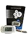 PINGKO Walking 3D Pedometer,7 Days Memory, Extremely Accurate Step Counter, Distance/Calorie Counter, Daily Target Performance Monitor, Activity Fitness Tracker Pocket Pedometer -White