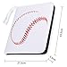 Baseball Card Binder with Sleeves, 540 Card Protectors Holder Book for Baseball Trading Cards, 30 Pcs 9-Pocket Pages, Card Collector Album with Zipper Storage Display Case